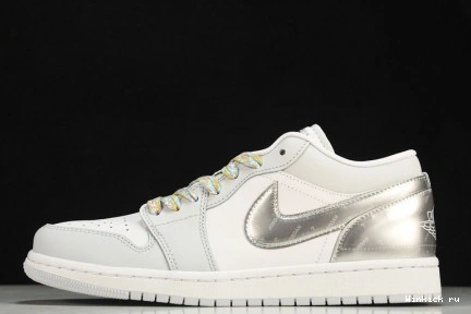 Low Jordan 1 Tear Silver SE Away 0911